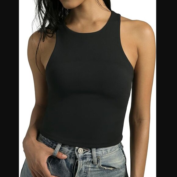 High Neck Crop Top Top size M - Picture 1 of 4
